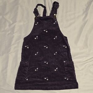 Chelsea & Violet Kids Purple Corduroy Pinafore Dress 6